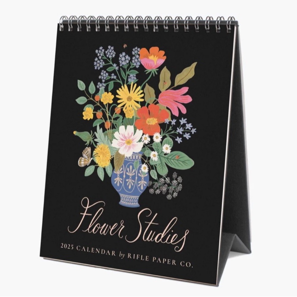 NWT Rifle Paper & Co 2025 Desk Calendar